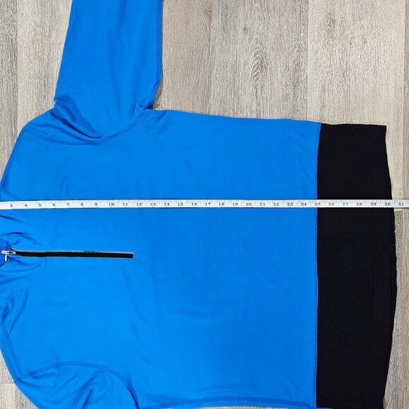 Lululemon Men’s Blue Black Half Zip Long Sleeve Pullover L - Picture 5 of 6